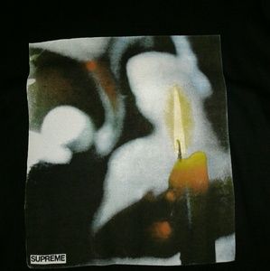 100% authentic Supreme Candle tee
